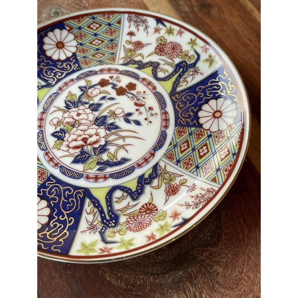 4 Gorgeous Japanese Vintage Imari Ware Decorative‎ Hand Painted 6